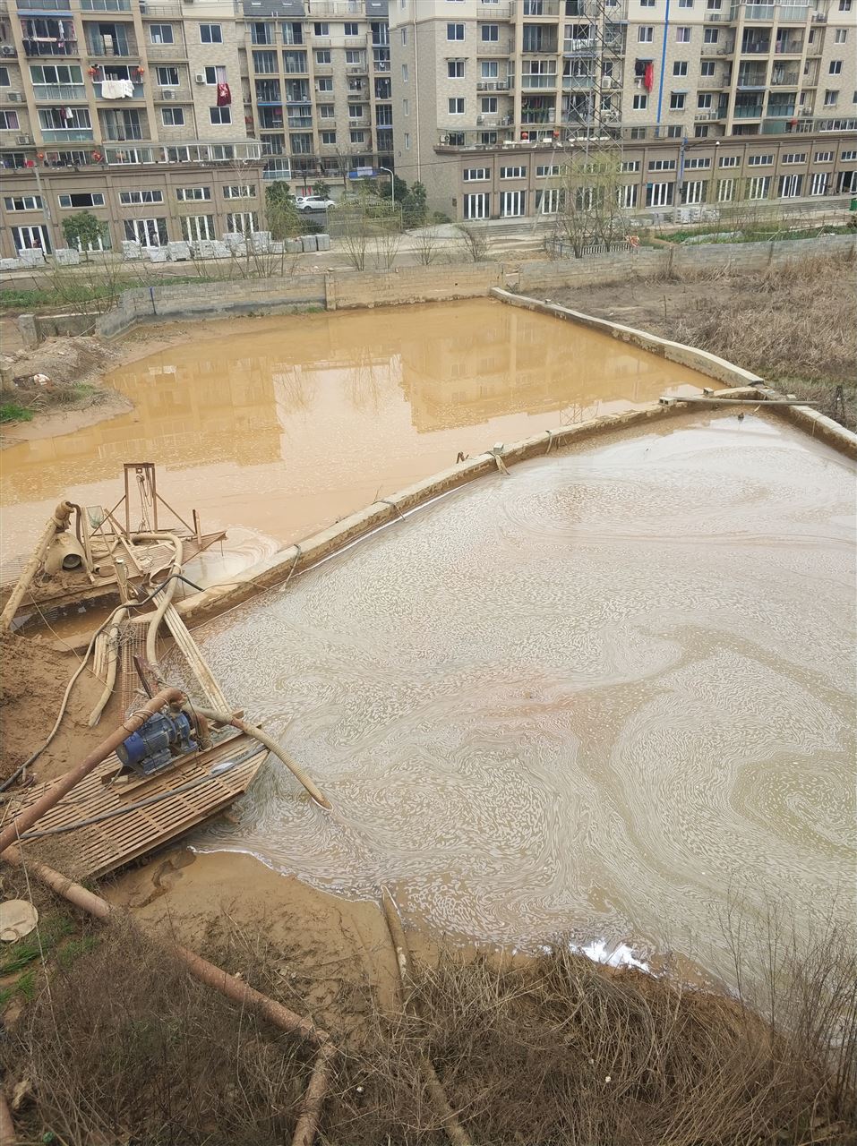 石龙镇沉淀池淤泥清理-厂区废水池淤泥清淤